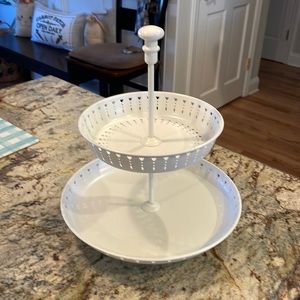 2 tier platter